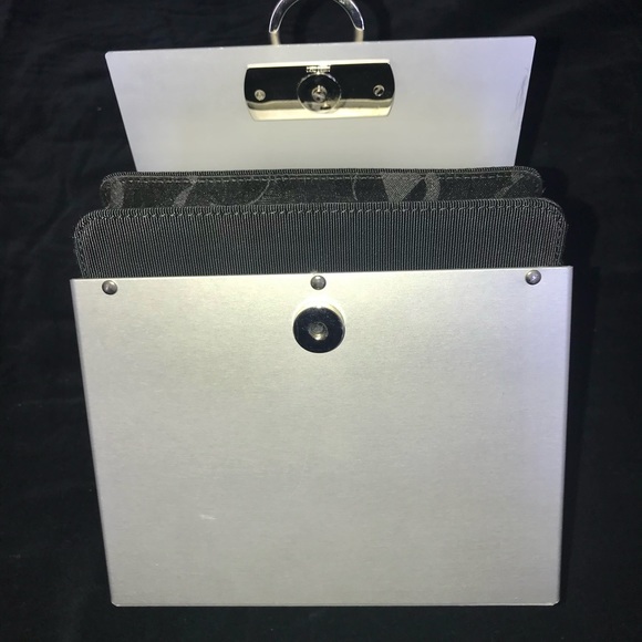 Salvatore Ferragamo Gancini Metal Handbag. - Picture 7 of 16